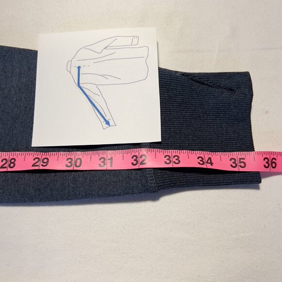 🩶Eddie Bauer Cowl Neck Sweater with Thumb Holes | Cozy & Casual size Small - Picture 11 of 11